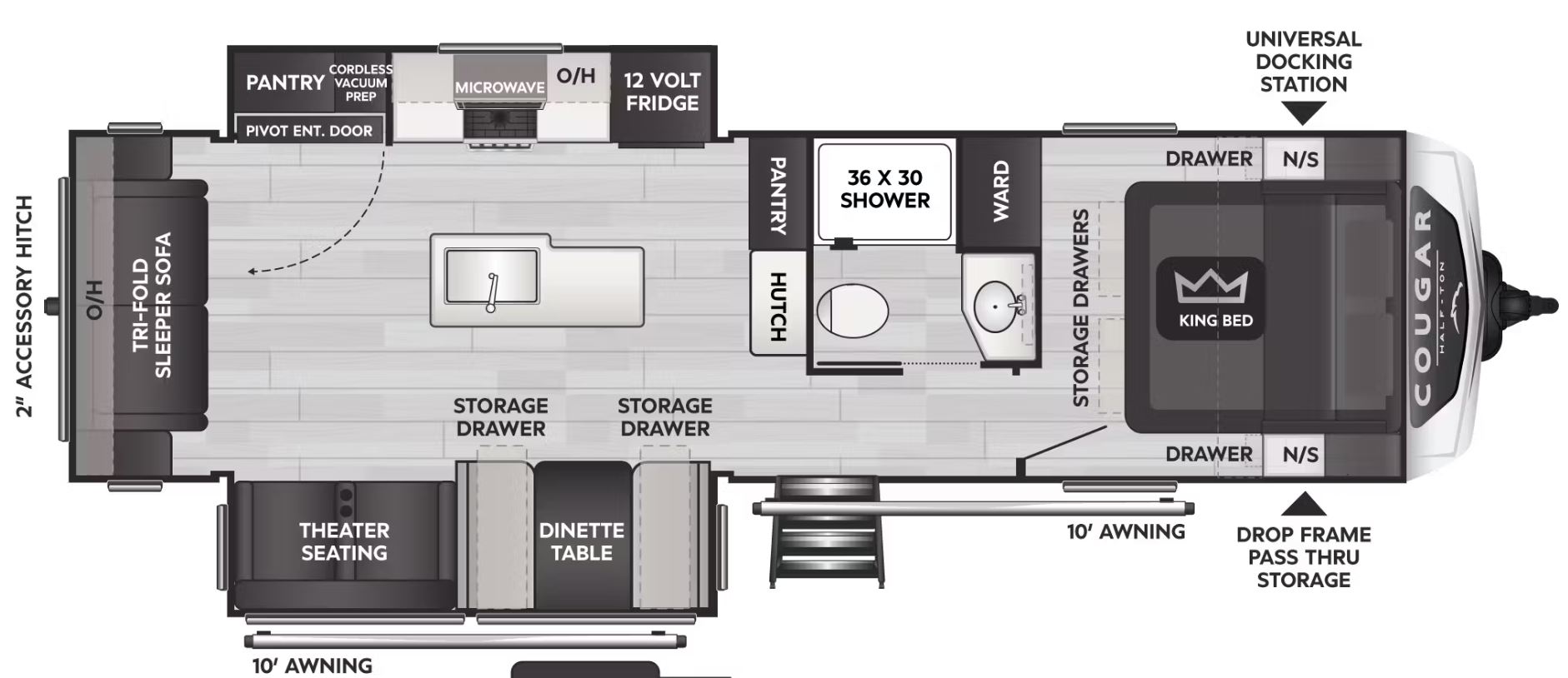 2025 KEYSTONE COUGAR 1/2 TON 29RLPWE